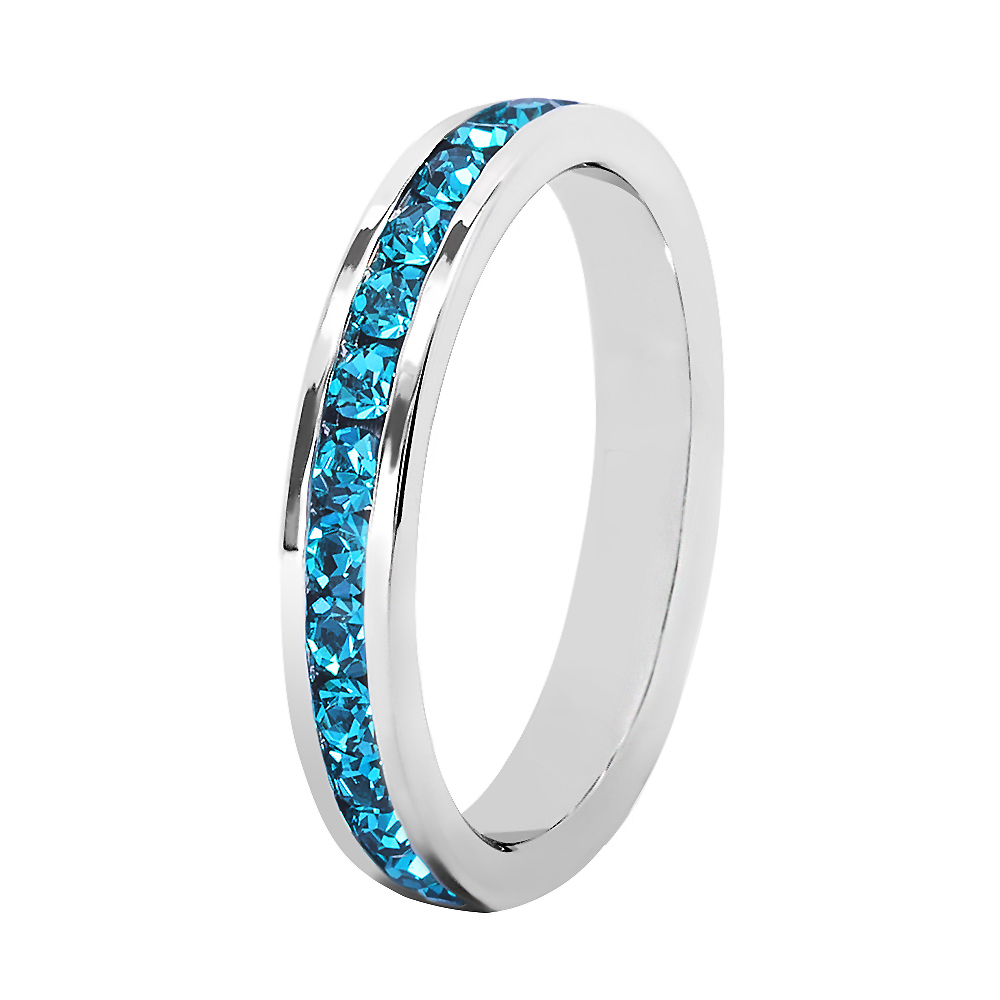 Birthstone eternity deals band